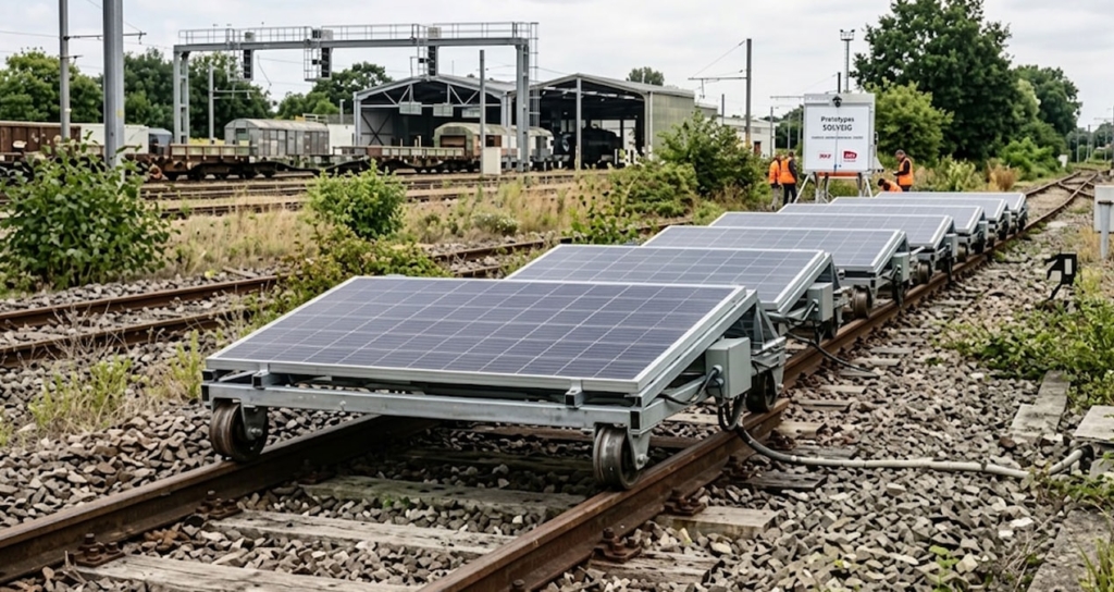 Fransa Ulusal Demiryolları Atıl Hatları Güneş Enerjisi Santraline Dönüştürmek İçin Test Başlattı